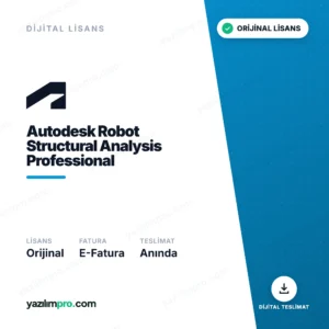 Autodesk Robot Structural Analysis Professional 2021 orijinal dijital lisans anahtarı, anında teslimat