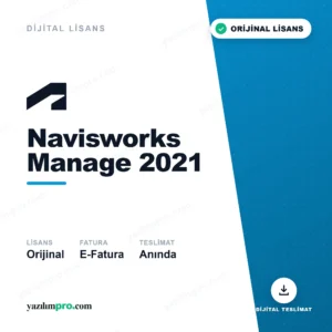 Autodesk Navisworks Manage 2021 orijinal dijital lisans anahtarı, anında teslimat