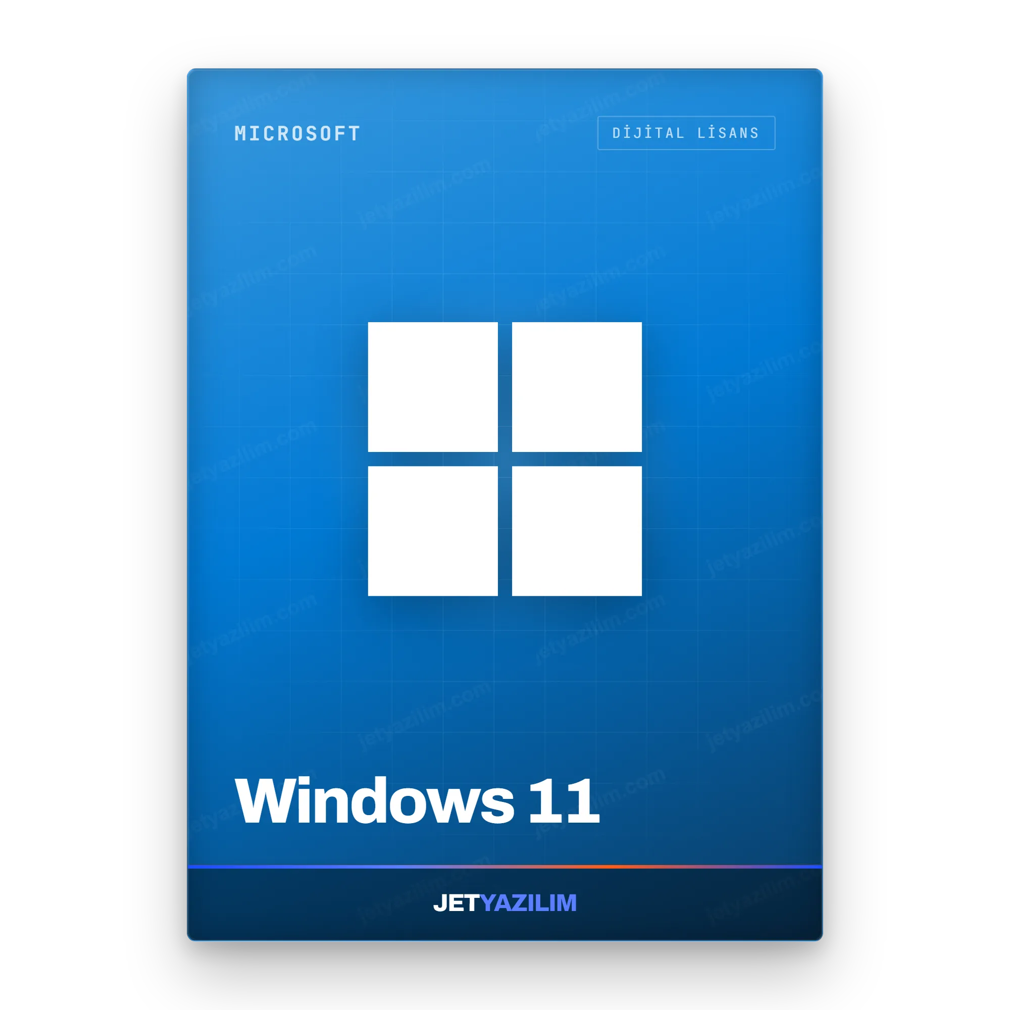 Microsoft Windows 11 dijital lisans anahtarı – Jet Yazılım ürün görseli