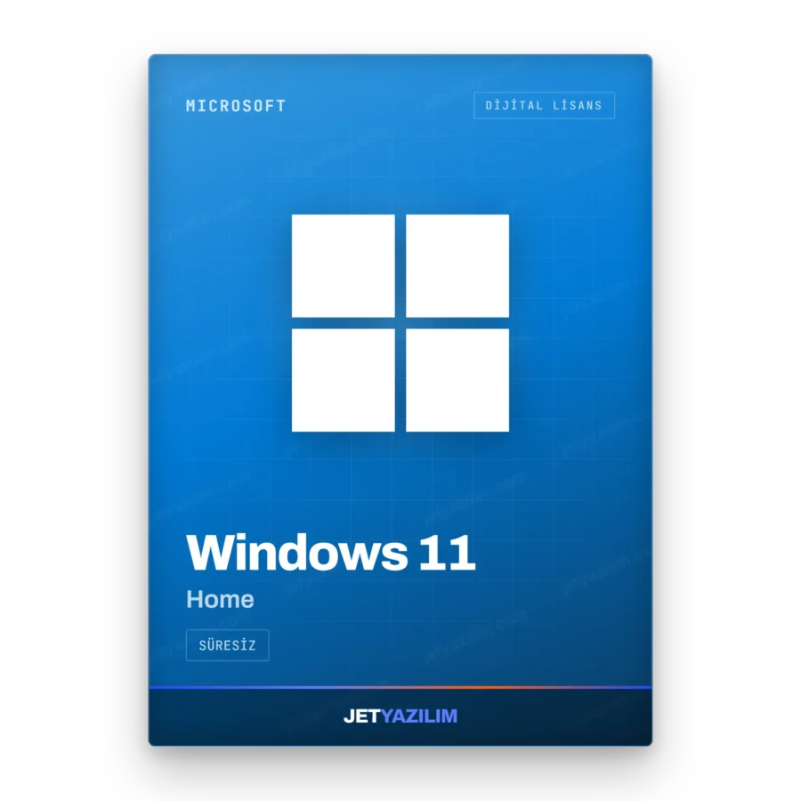 Microsoft Windows 11 Home dijital lisans anahtarı – Jet Yazılım ürün görseli