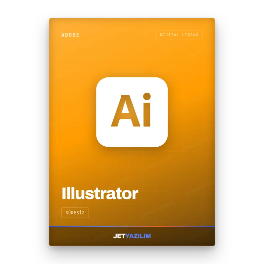 Adobe Illustrator dijital lisans anahtarı – Jet Yazılım ürün görseli