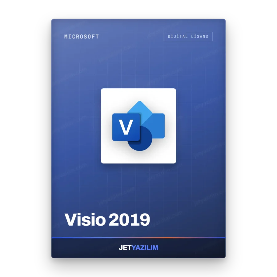 Microsoft Visio 2019 dijital lisans anahtarı – Jet Yazılım ürün görseli
