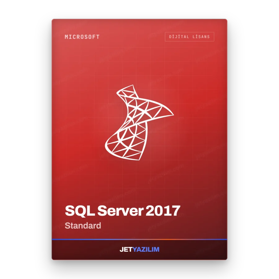 Microsoft SQL Server 2017 Standard dijital lisans anahtarı – Jet Yazılım ürün görseli