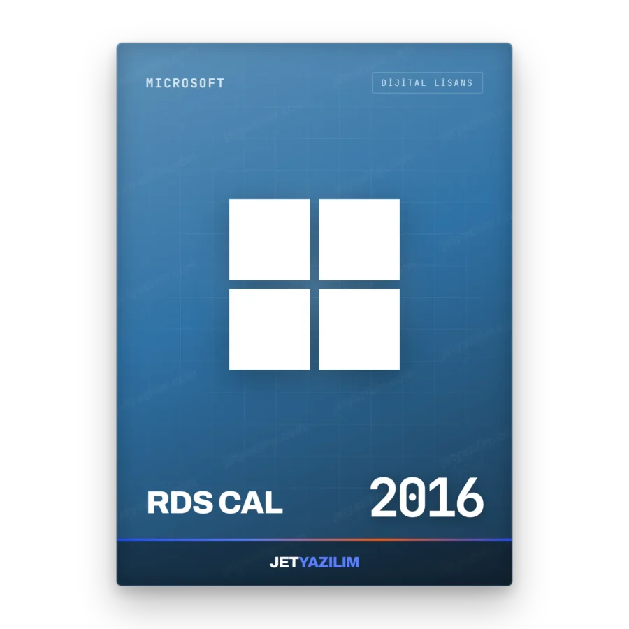 Microsoft RDS CAL 2016 dijital lisans anahtarı – Jet Yazılım ürün görseli