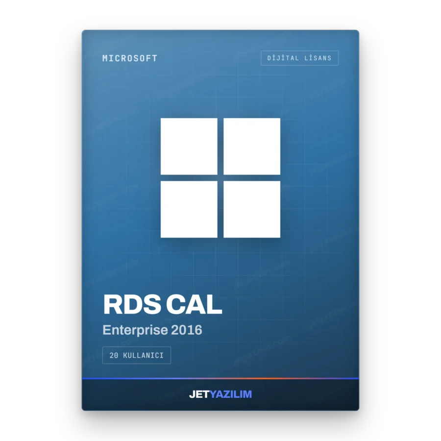Microsoft RDS CAL Enterprise 2016 dijital lisans anahtarı – Jet Yazılım ürün görseli