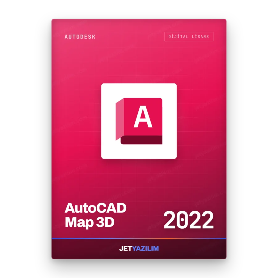 Autodesk AutoCAD Map 3D 2022 hesap tabanlı süreli lisans – Jet Yazılım ürün görseli