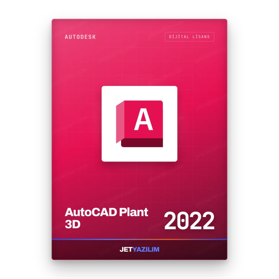 Autodesk AutoCAD Plant 3D 2022 hesap tabanlı süreli lisans – Jet Yazılım ürün görseli