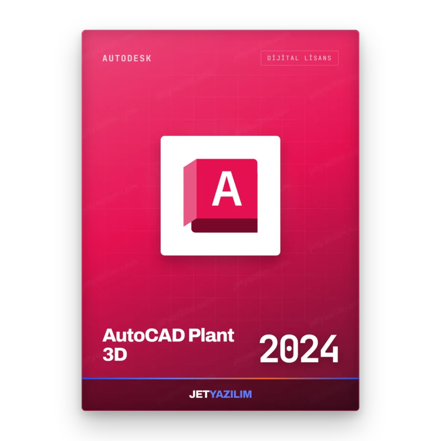 Autodesk AutoCAD Plant 3D 2024 hesap tabanlı süreli lisans – Jet Yazılım ürün görseli