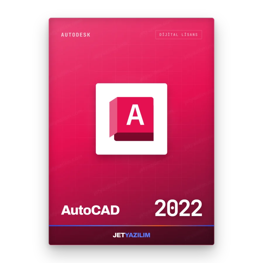 Autodesk AutoCAD 2022 hesap tabanlı süreli lisans – Jet Yazılım ürün görseli