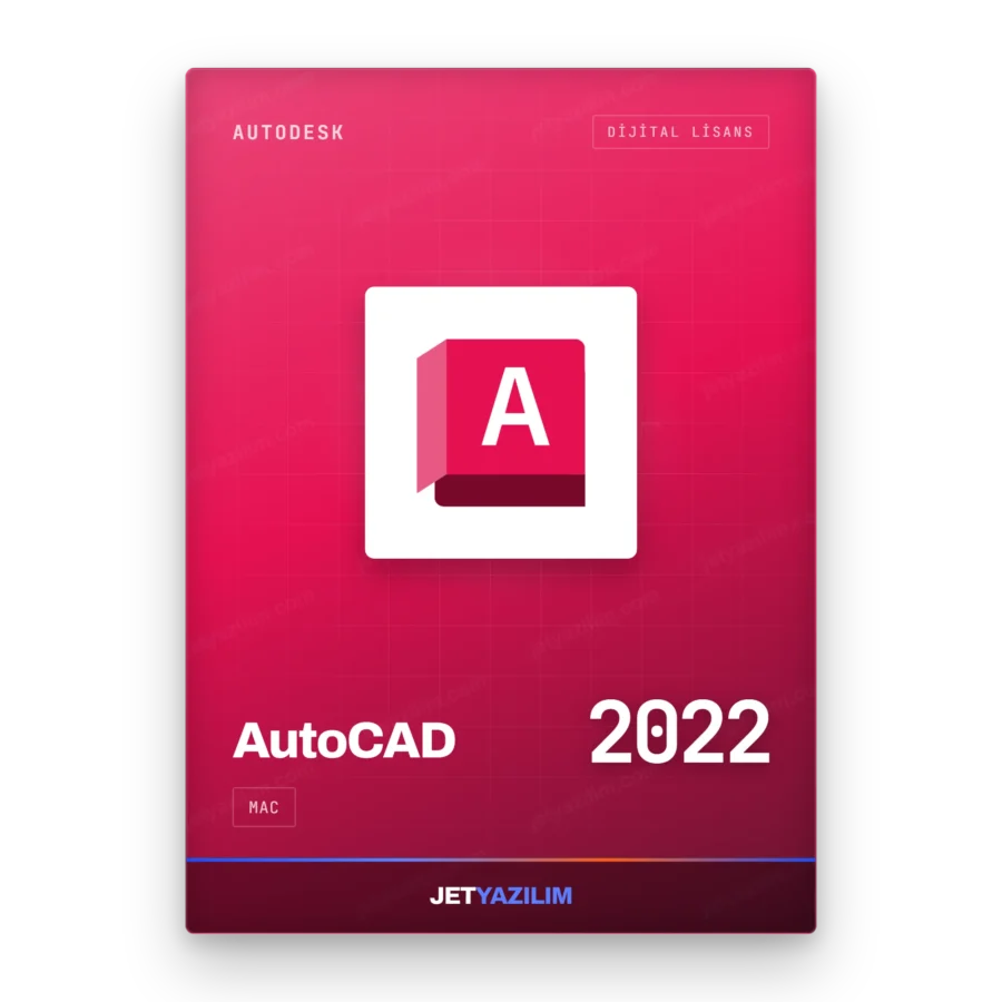 Autodesk AutoCAD 2022 hesap tabanlı süreli lisans – Jet Yazılım ürün görseli