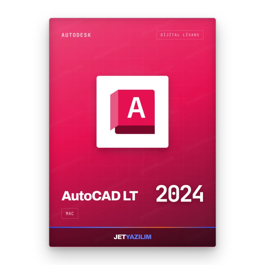Autodesk AutoCAD LT 2024 hesap tabanlı süreli lisans – Jet Yazılım ürün görseli
