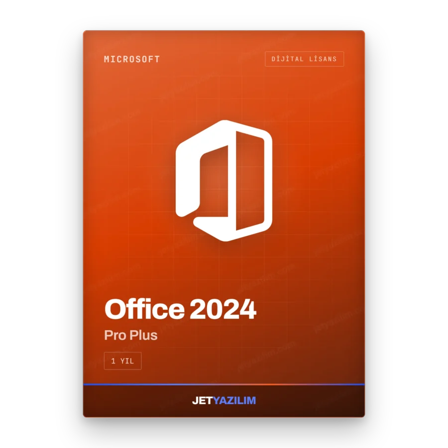 Microsoft Office 2024 Pro Plus hesap tabanlı süreli lisans – Jet Yazılım ürün görseli