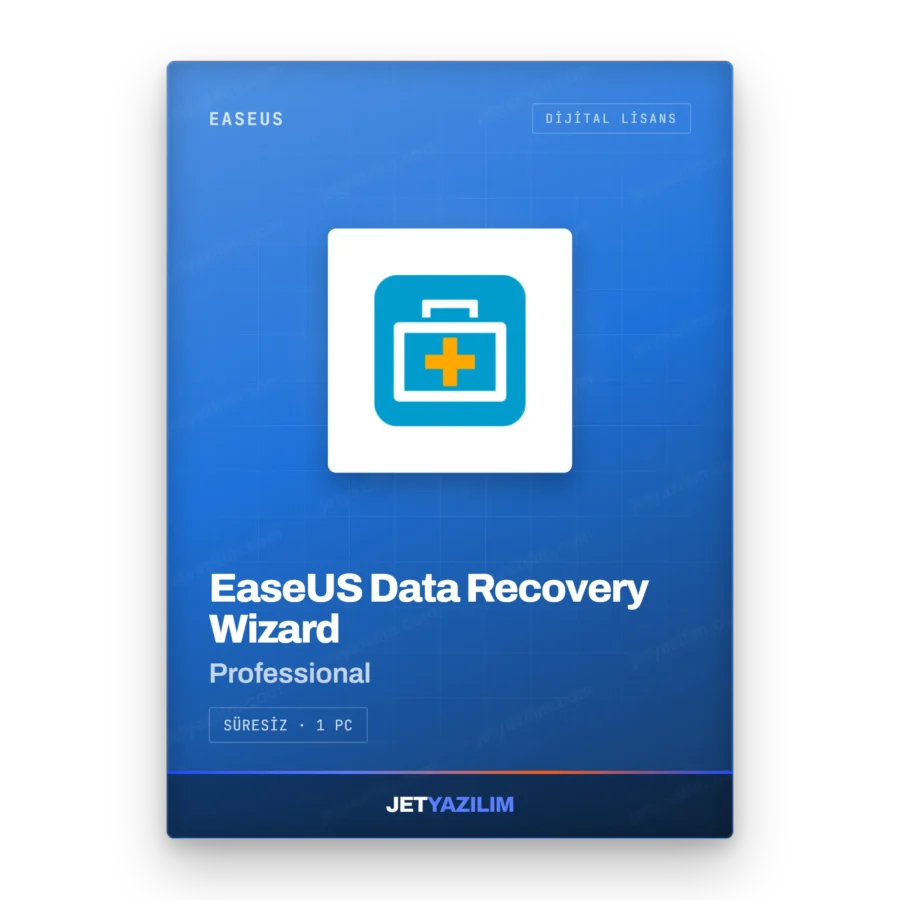 EaseUS EaseUS Data Recovery Wizard Professional dijital lisans anahtarı – Jet Yazılım ürün görseli