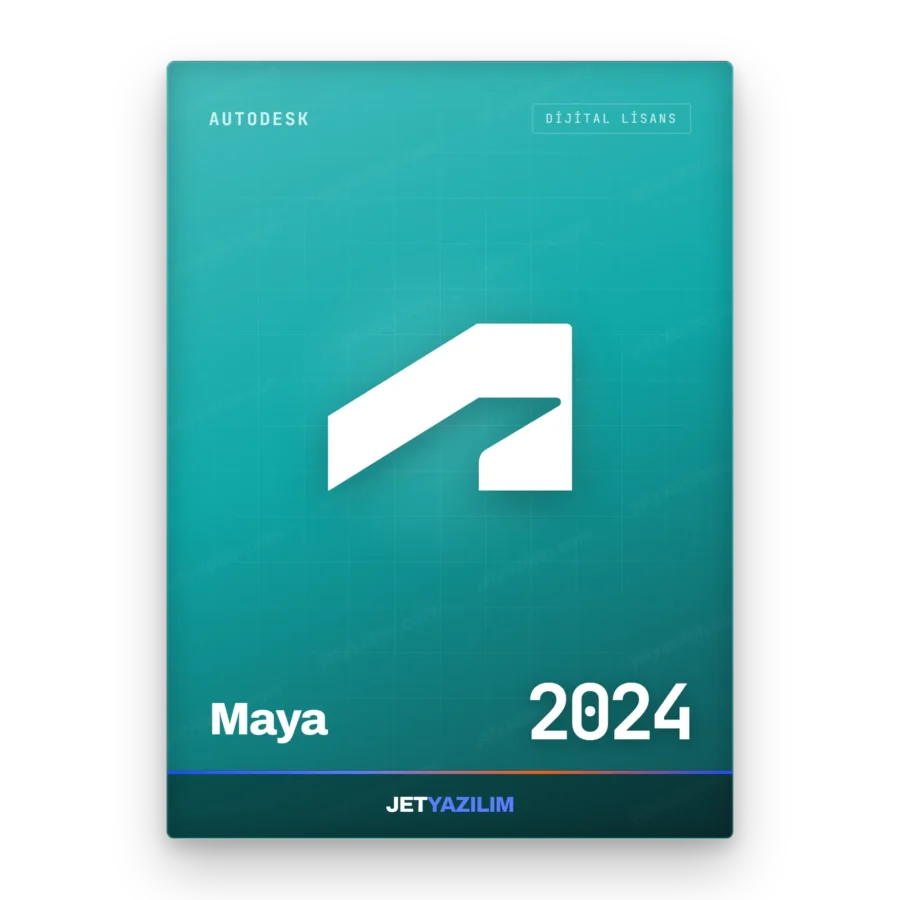 Autodesk Maya 2024 hesap tabanlı süreli lisans – Jet Yazılım ürün görseli