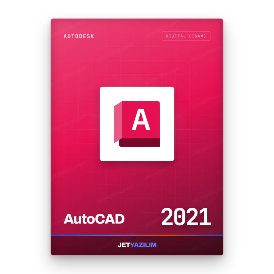 Autodesk AutoCAD 2021 hesap tabanlı süreli lisans – Jet Yazılım ürün görseli