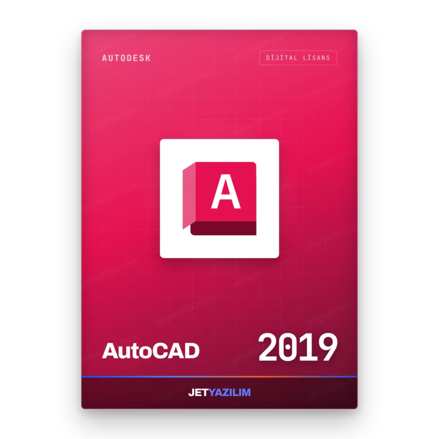 Autodesk AutoCAD 2019 hesap tabanlı süreli lisans – Jet Yazılım ürün görseli