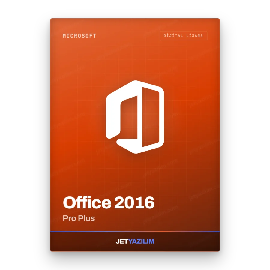 Microsoft Office 2016 Pro Plus dijital lisans anahtarı – Jet Yazılım ürün görseli